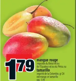 Super C mangue rouge, tamarillo | red mango or tamarillo offer