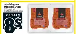 Super C salami de gênes Irrésistible Artisan | Irrésistible Artisan genoa salami offer