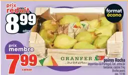 Super C poires Rocha | Rocha pears offer