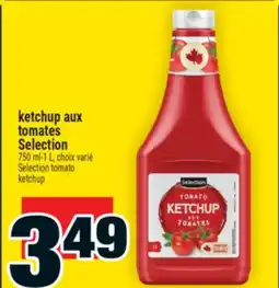 Super C KETCHUP AUX TOMATES SELECTION | SELECTION TOMATO KETCHUP offer
