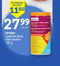 Uniprix OPTION+ Laxatif de fibres/Fiber laxative offer
