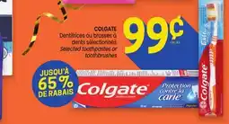 Uniprix COLGATE Dentifrices ou brosses à dents sélectionnés/Selected toothpastes or toothbrushes offer