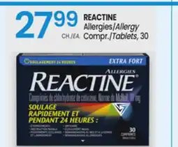 Uniprix REACTINE Allergies/Allergy Compr./Tablets offer