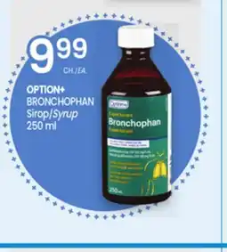 Uniprix OPTION+ BRONCHOPHAN Sirop/Syrup offer