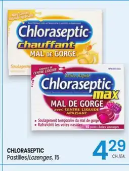 Uniprix CHLORASEPTIC Pastilles/Lozenges offer