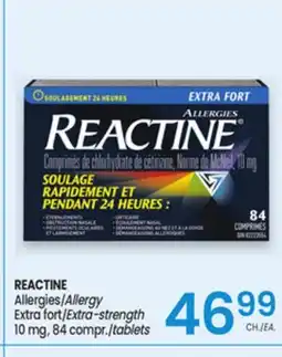 Uniprix REACTINE Allergies/Allergy Extra fort/Extra-strength offer