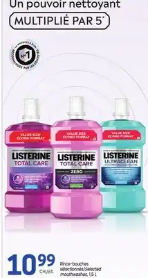 Uniprix LISTERINE Rince-bouches sélectionnés/Selected mouthwashes offer