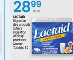 Uniprix LACTAID Digestion des produits laitiers / Digestion of dairy products Compr. Tablets offer