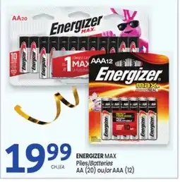 Uniprix ENERGIZER MAX Piles/Batteries offer