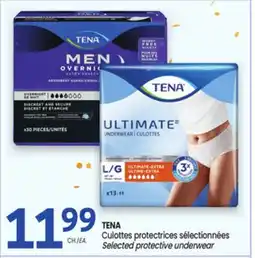 Uniprix TENA Culottes protectrices sélectionnées / Selected protective underwear offer