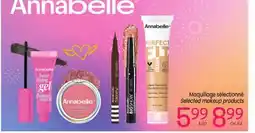 Uniprix ANNABELLE Maquillage sélectionné/Selected makeup products offer