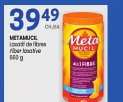 Uniprix METAMUCIL Laxatif de fibres / Fiber laxative offer