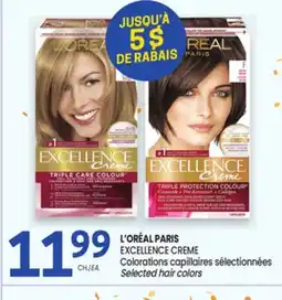 Uniprix L'ORÉAL PARIS EXCELLENCE CREME Colorations capillaires sélectionnées / Selected hair colors offer