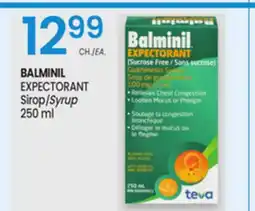 Uniprix BALMINIL EXPECTORANT Sirop/Syrup offer