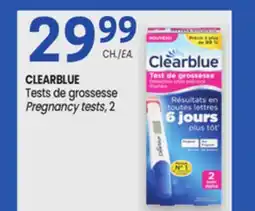 Uniprix CLEARBLUE Tests de grossesse/Pregnancy tests offer
