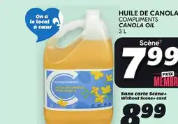 IGA COMPLIMENTS CANOLA OIL offer