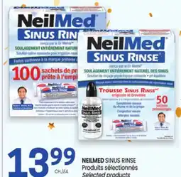 Uniprix NEILMED SINUS RINSE Produits sélectionnés/Selected products offer