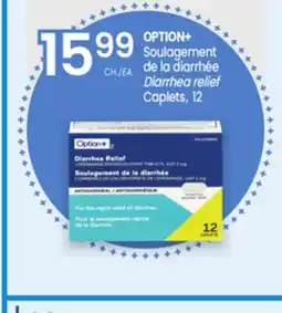 Uniprix OPTION+ Soulagement de la diarrhée / Diarrhea relief offer