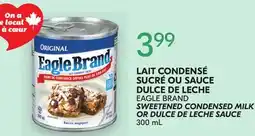 IGA EAGLE BRAND SWEETENED CONDENSED MILK OR DULCE DE LECHE SAUCE offer