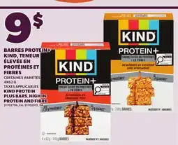 Provigo KIND PROTEIN PLUS BARS HIGH IN PROTEIN AND FIBRE, 4X62 G offer
