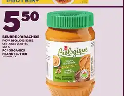 Provigo PC ORGANICS PEANUT BUTTER, 500 G offer