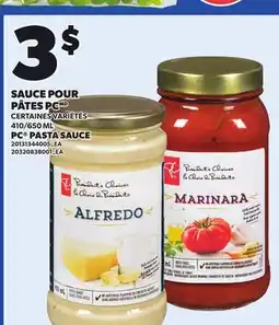 Provigo PC PASTA SAUCE, 410/650 ML offer