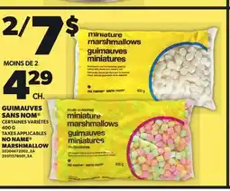 Provigo NO NAME MARSHMALLOW, 400 G offer