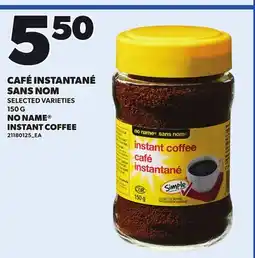 Provigo NO NAME INSTANT COFFEE, 150 G offer