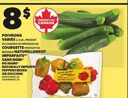 Provigo NO NAME NATURALLY IMPERFECT PEPPERS MIXED OR ZUCCHINI offer