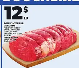 Provigo INSIDE ROUND OVEN ROAST offer