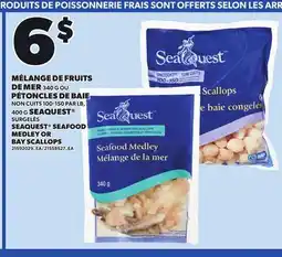 Provigo SEAQUEST SEAFOOD MEDLEY OR BAY SCALLOPS offer