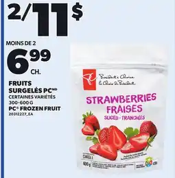 Provigo PC FROZEN FRUIT, 300-600 G offer