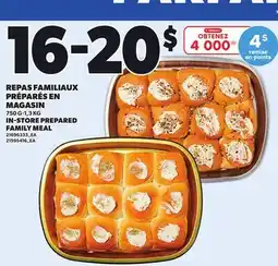 Provigo IN-STORE PREPARED FAMILY MEAL, 750 G-1,3 KG offer