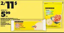 Provigo NO NAME CHEESE BARS, 400 G OR SHREDDED CHEESE, 320 G offer