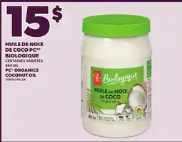 Provigo PC ORGANICS COCONUT OIL, 860 ML offer