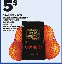 Provigo FARMER'S MARKET NAVEL ORANGE, SAC DE 3 LB offer