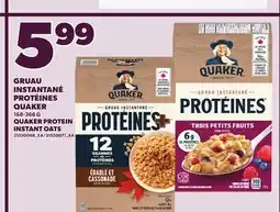 Provigo QUAKER PROTEIN INSTANT OATS, 168-366 G offer