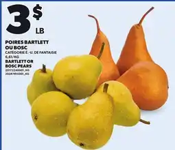 Provigo BARTLETT OR BOSC PEARS offer