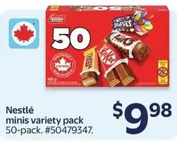 Walmart Nestlé minis variety pack offer