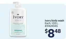 Walmart Ivory body wash offer