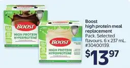 Walmart Boost high protein meal replacement offer