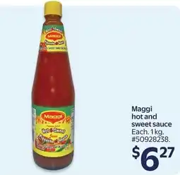 Walmart Maggi hot and sweet sauce offer