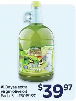 Walmart Al Dayaa extra virgin olive oil offer