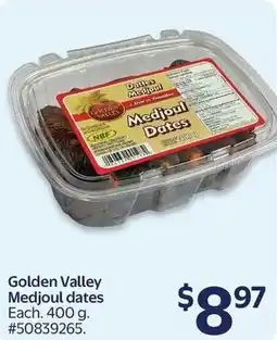 Walmart Golden Valley Medjoul dates offer
