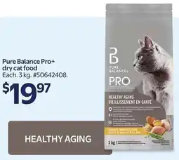 Walmart Pure Balance Pro+ dry cat food offer
