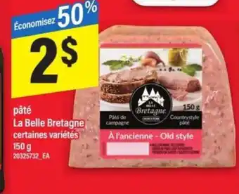 Maxi PÂTÉ LA BELLE BRETAGNE offer
