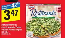 Maxi pizza Ristorante ou Casa di Mama Dr. Oetker offer