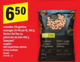 Maxi crevettes d'Argentine sauvages offer