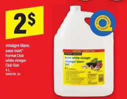 Maxi vinaigre blanc sans nom Format Club offer