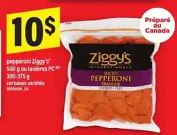 Maxi pepperoni Ziggy's offer